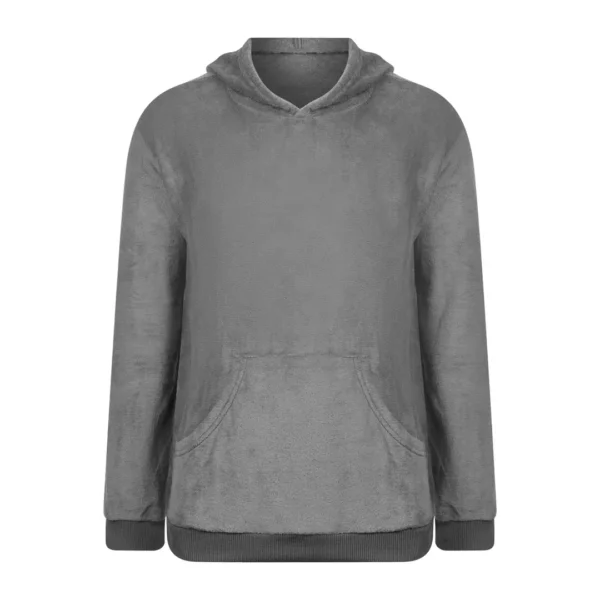 Blusa em Soft com Bolso e Capuz